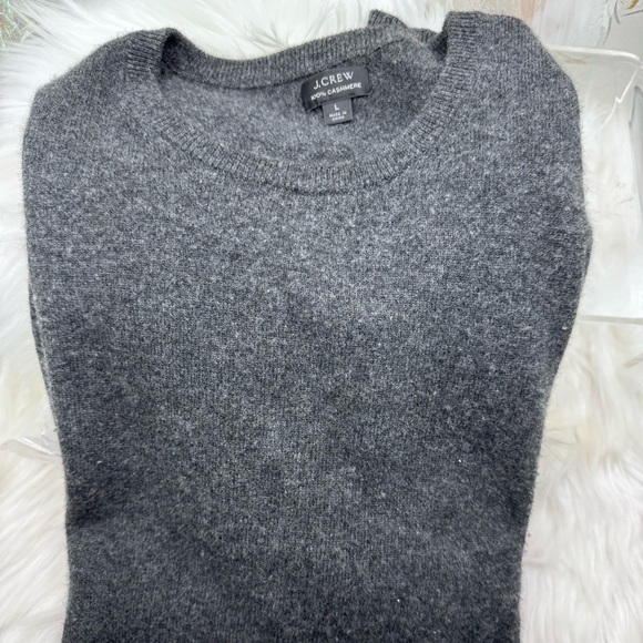 J. Crew Men's Dark Gray Crewneck Sweater size large - Picture 3 of 9